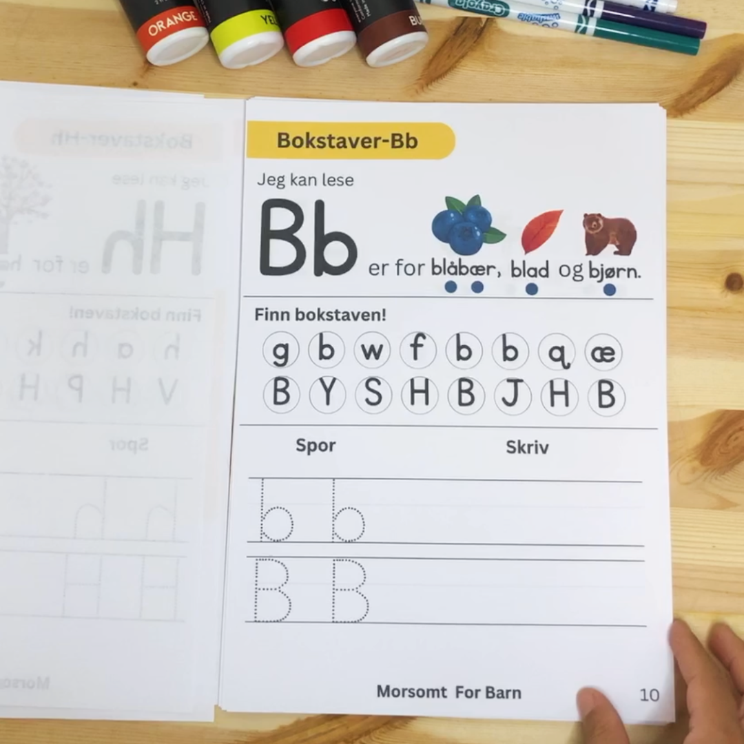 Aktivitetshefte "Høst i skogen" - Junior (5-8år) - Fysisk og digital produkt