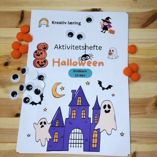 Aktivitetshefte "Halloween" - Småbarn (2-4år) - Fysisk produkt