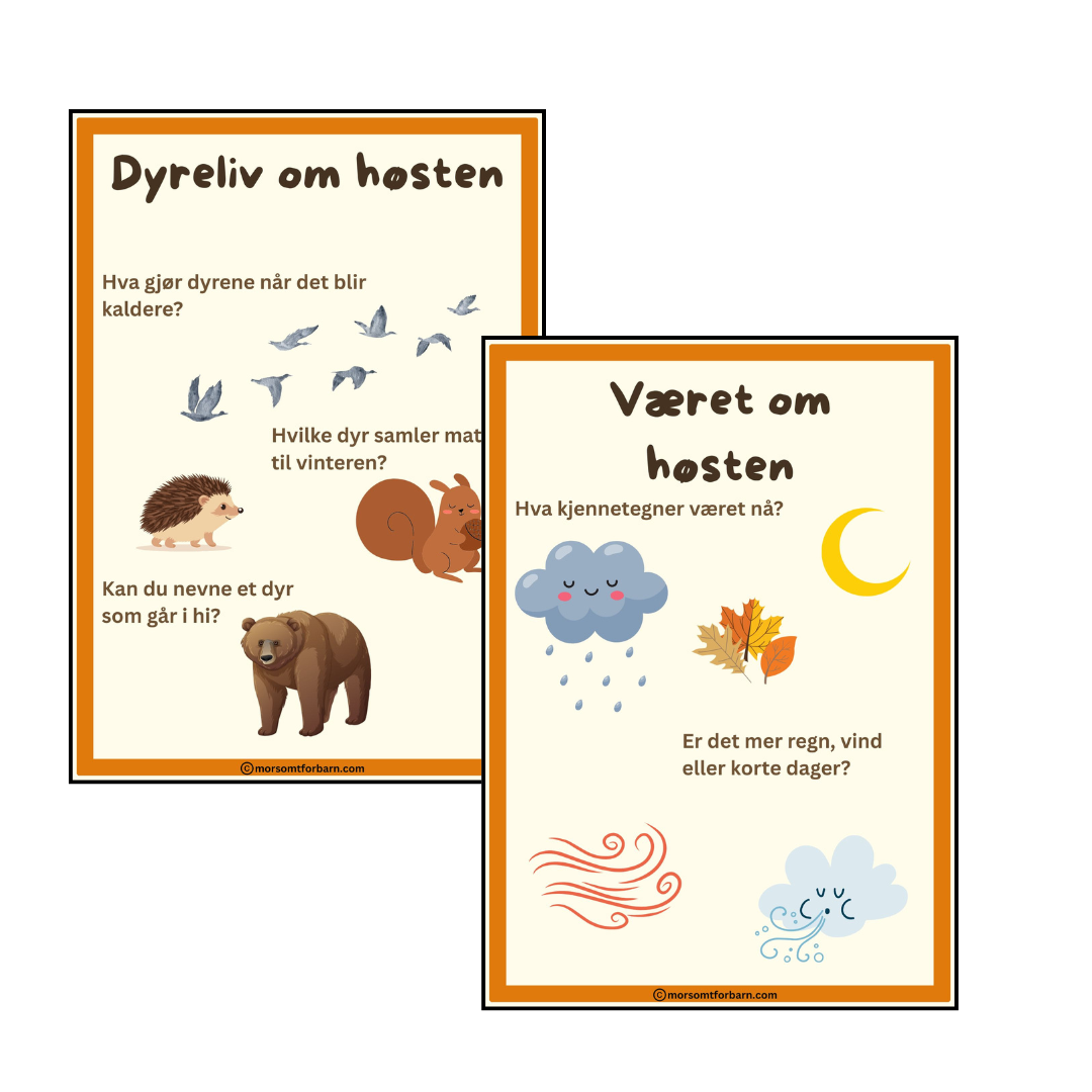 Høstplakater - Undring og samtale om høsten - Digital (PDF)