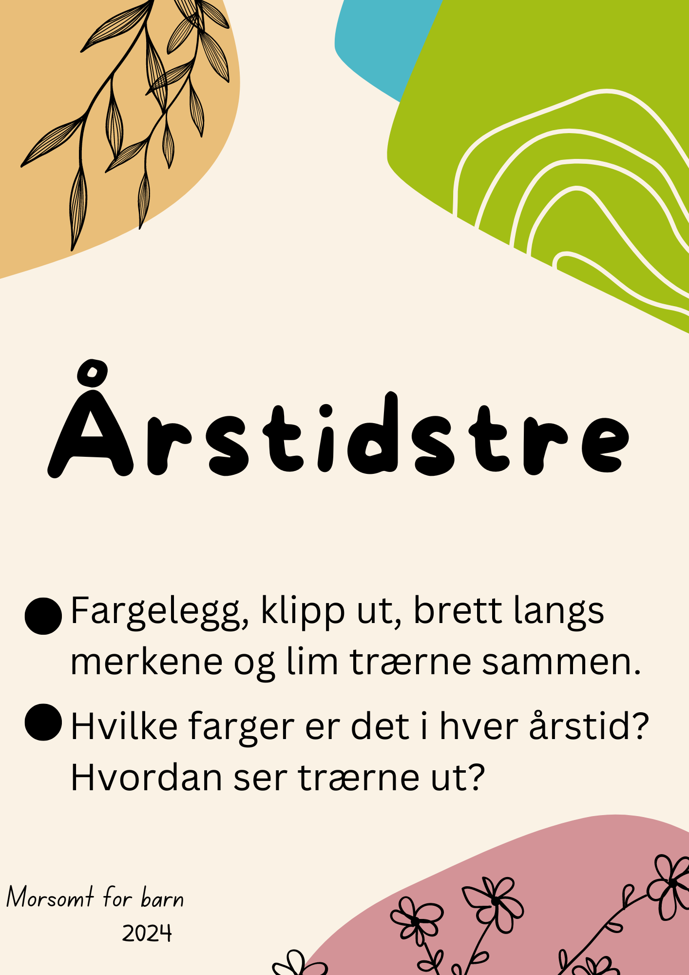 Årstidstre Digital aktivitet-gratis